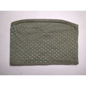 Aerie Crochet Knit Tube Top Neck Warmer Scarf Green Blue M